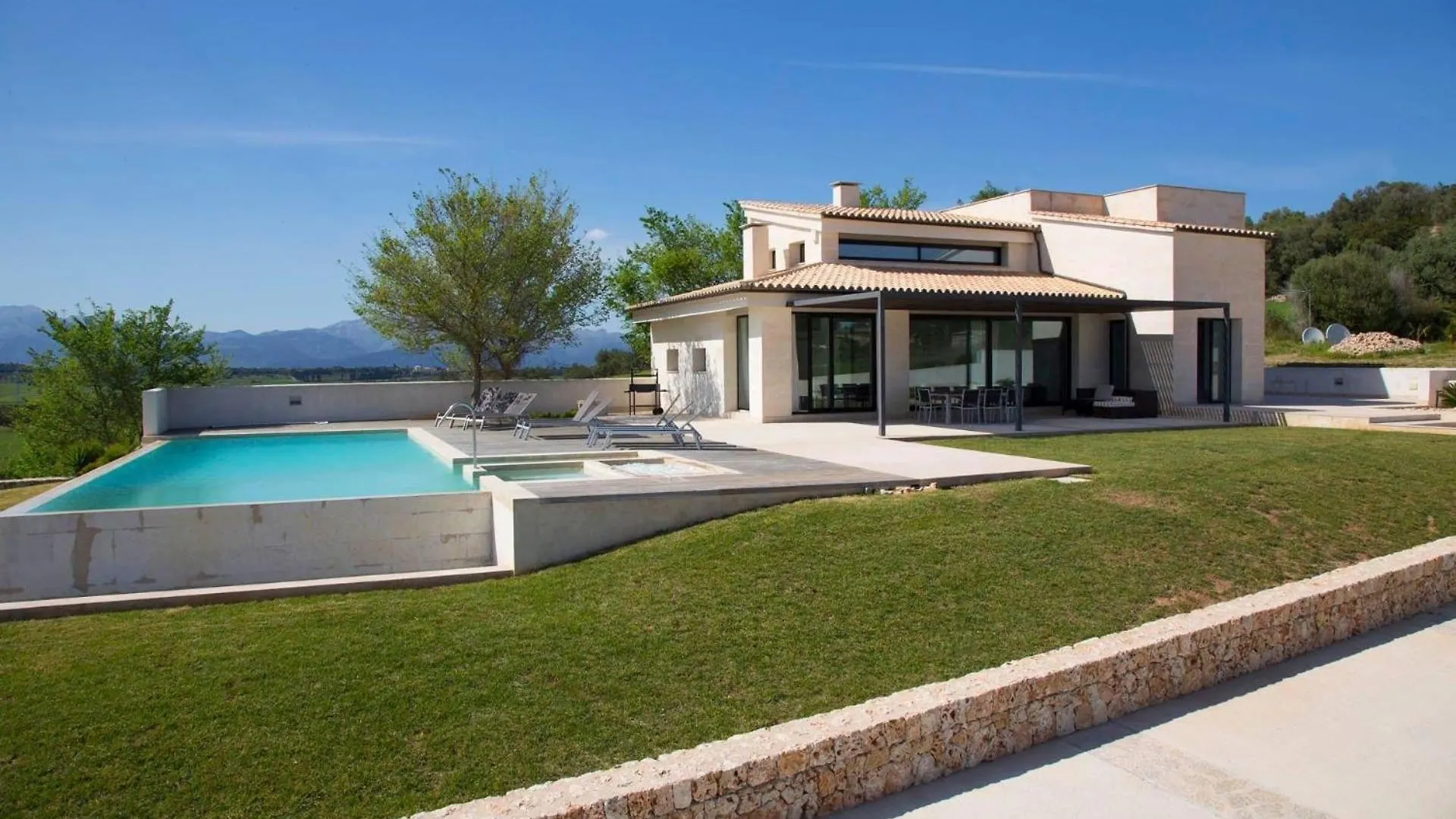 Moderne, Klimatisierte Villa Alt De Son Morro Santa Margalida Semesterbostad